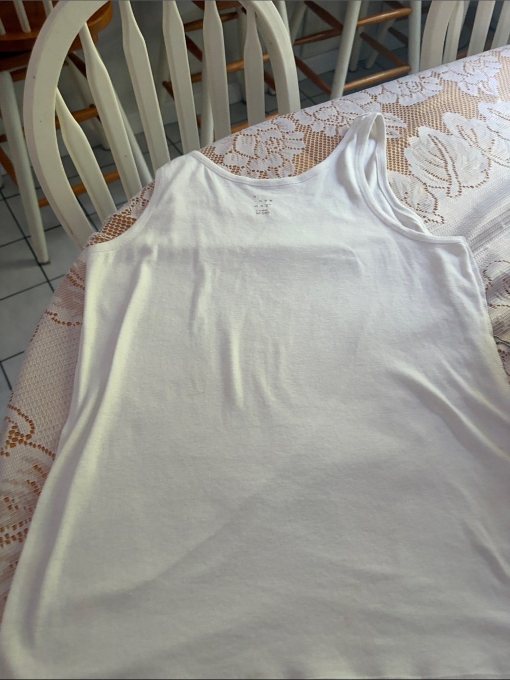 Classic White Women's Tank Top - A new day